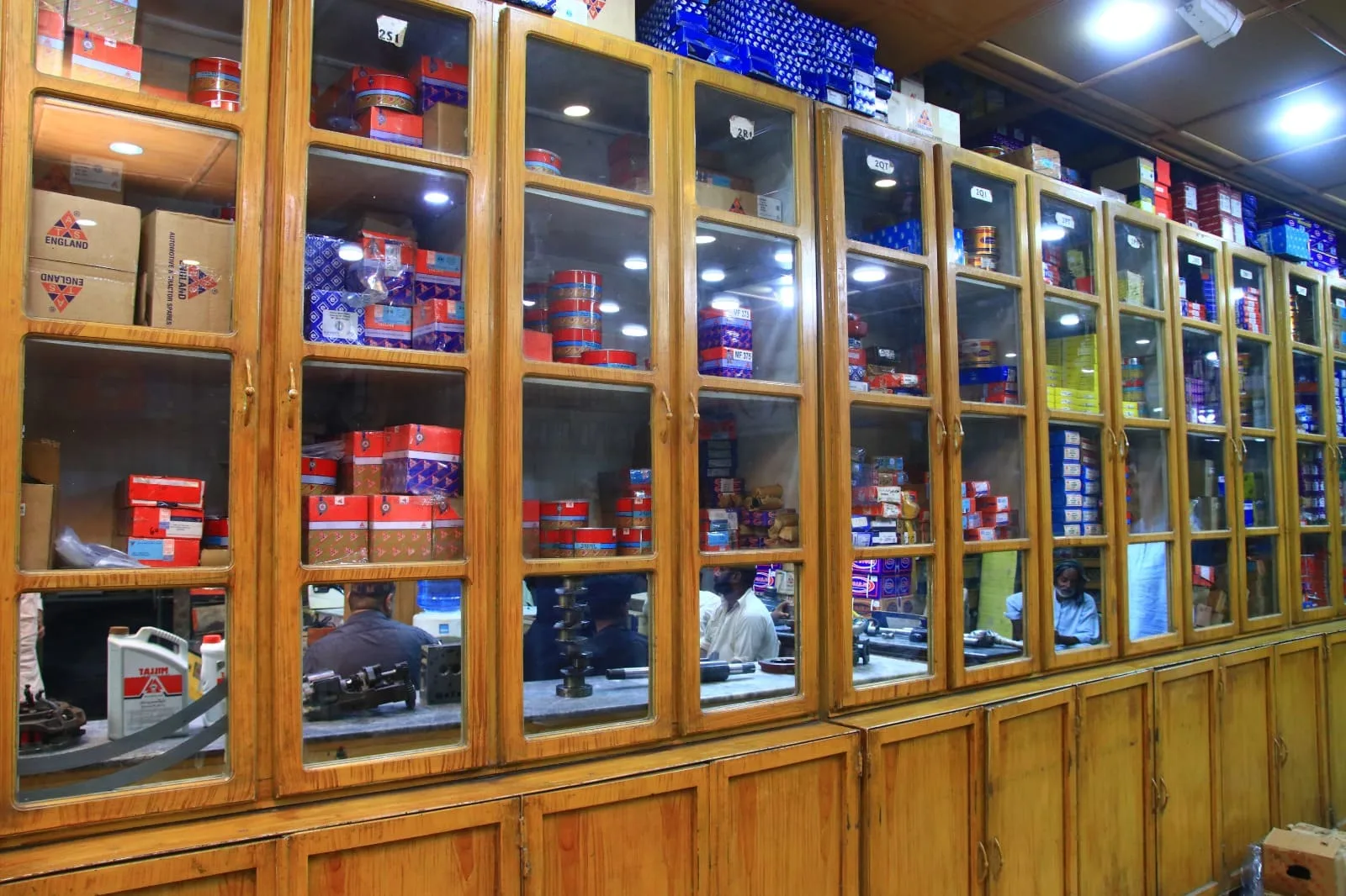 Comprehensive spare parts catalog showcasing tractor components